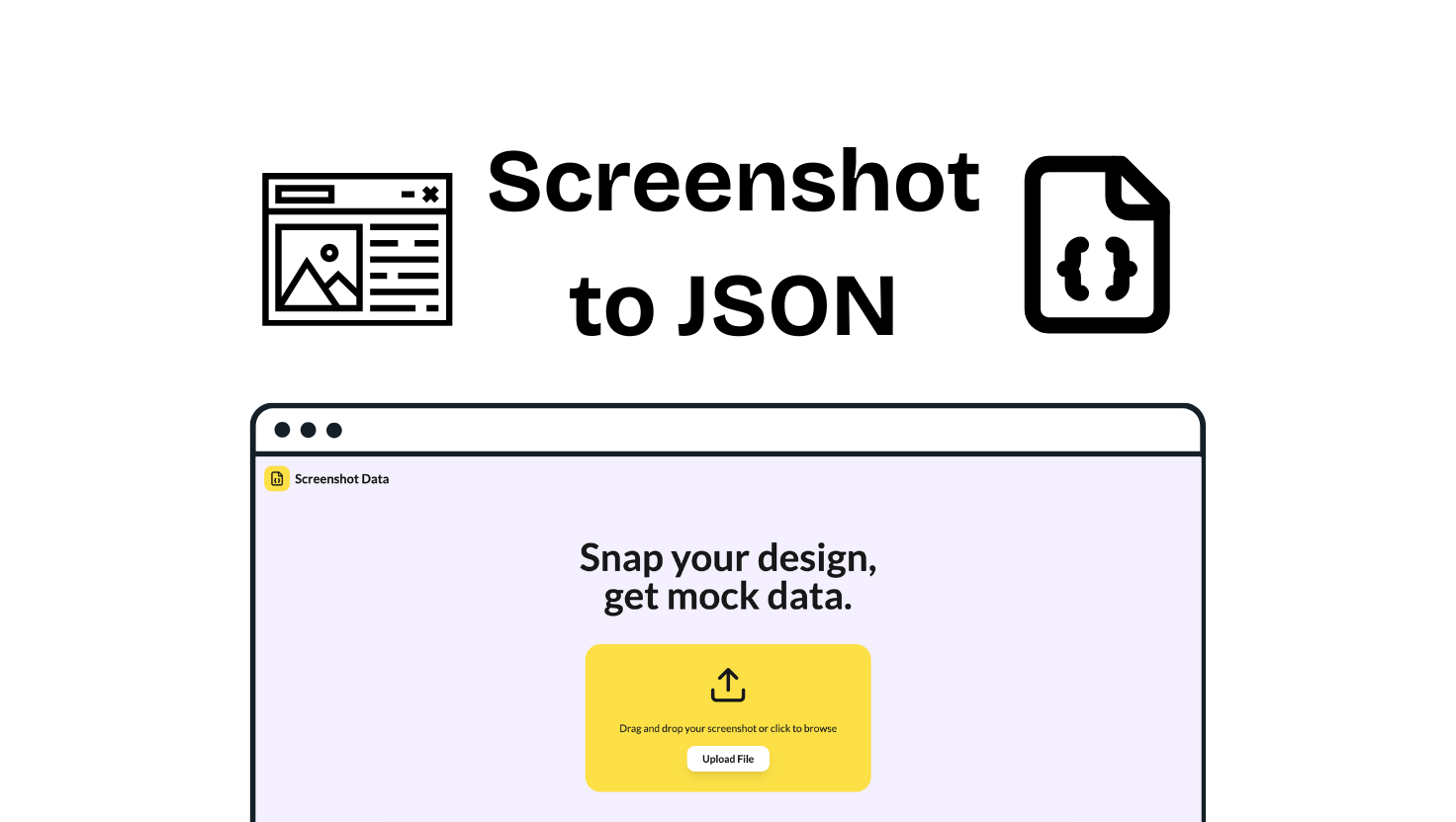 UI Screenshot To JSON